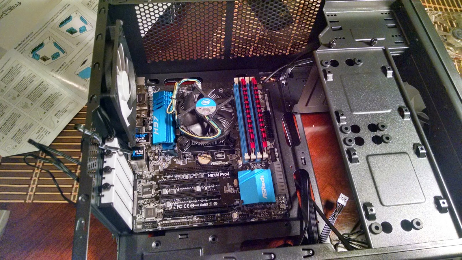 Motherboard Seated