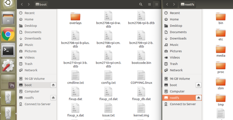 Pi Partitions Ubuntu